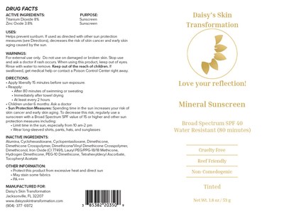 Package Label (Daisy 203)